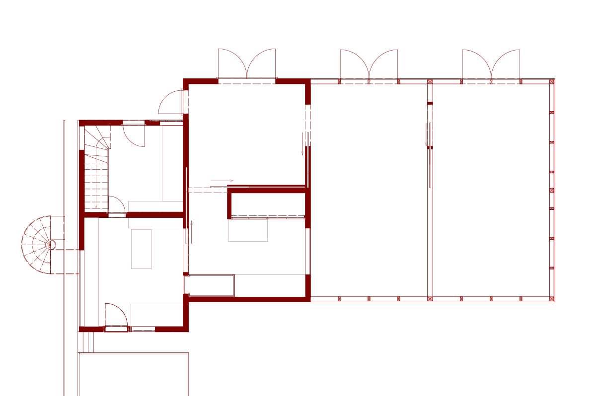 Luftaufnahme mit Bepflanzungsplan